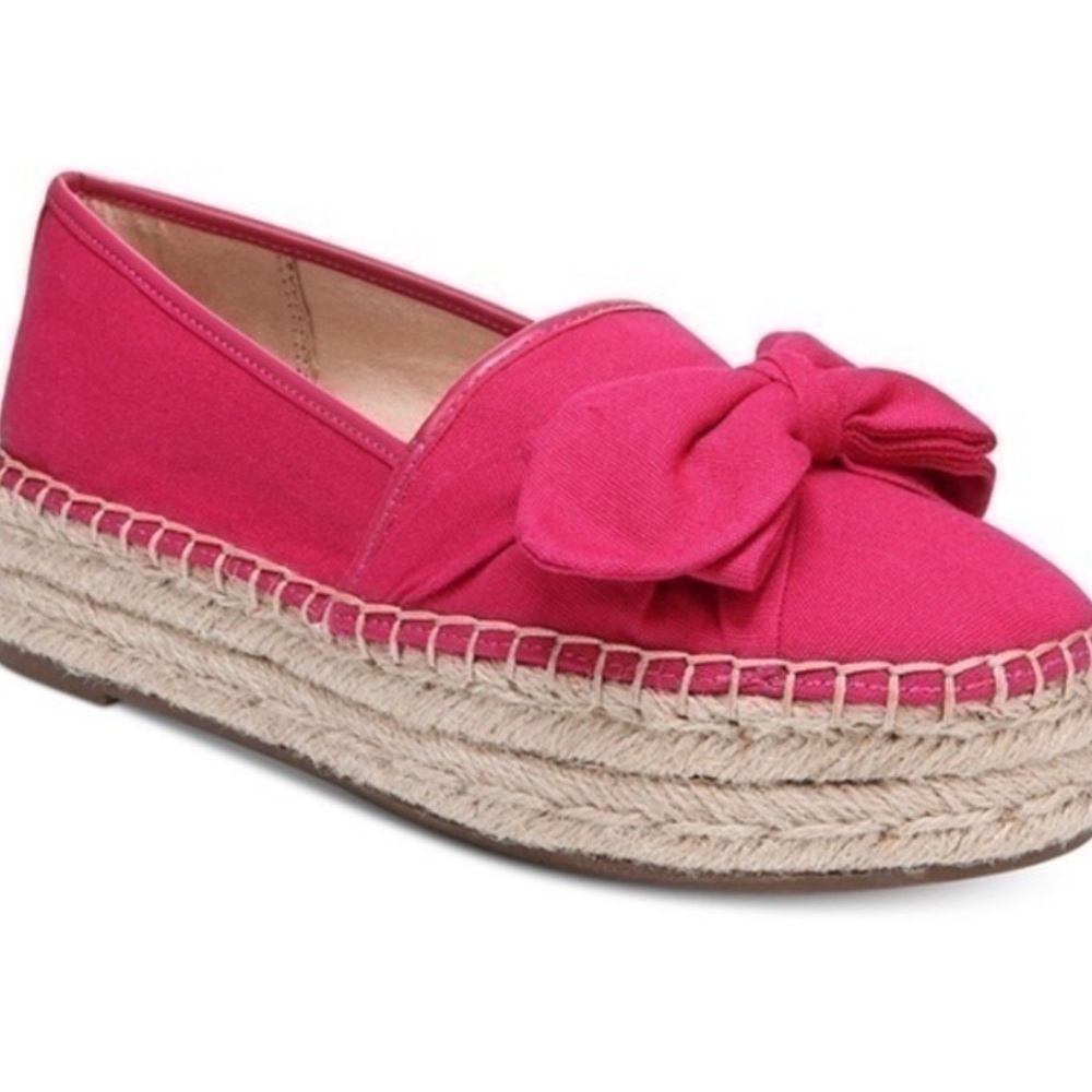 Circus by Sam Edelman Pink Espadrille Flats with Bow